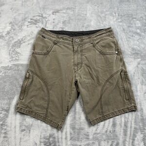 Kuhl Ramblr Shorts Men's 32 Brown Cargo Hiking Outdoor Stretch Patina 5125